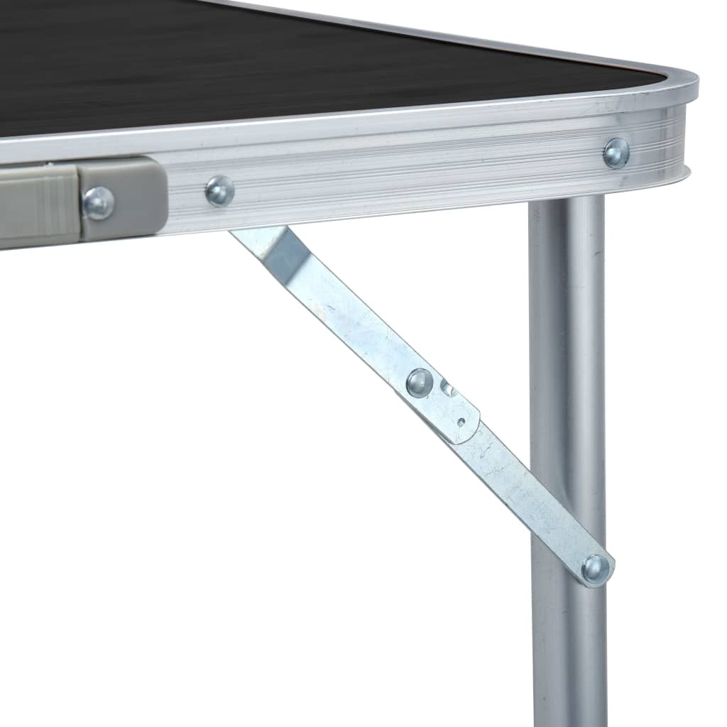 Foldable Camping Table Grey Aluminium 240x60 cm 20 Foldable Camping Table Grey Aluminium 240x60 cm